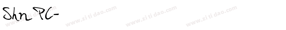 Shn PC字体转换